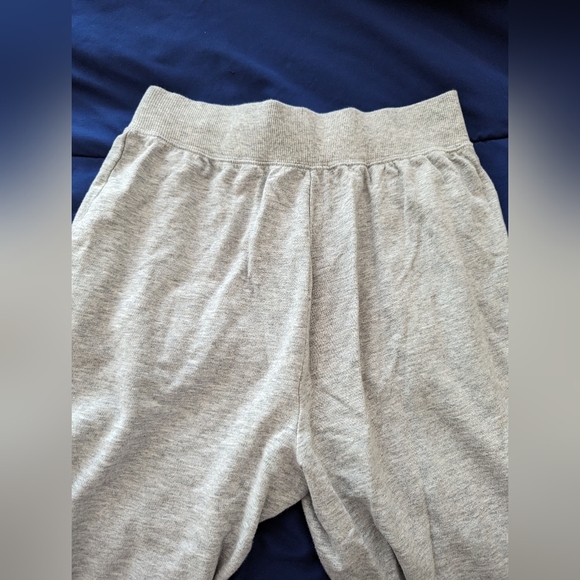 NWT Aerie Gray sweatpants loungewear cute bow detail with cuffed leg size small - Picture 6 of 8